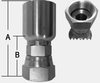 SHFBW SERIES - STAINLESS STEEL O-RING FACE SEAL -- SHFBW-08-08OFT - Image