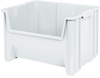 Akro-Mils Stak-N-Store 75 lb White Industrial Grade Polymer Stacking Storage Bin - 15 1/4 in Length - 19 7/8 in Width - 12 7/16 in Height - 1 Compartments - 13017 WHITE - 13017 WHITE - R. S. Hughes Company, Inc.