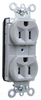 Duplex/Single Receptacle - PT5262-GRY - Thomas & Betts Corporation