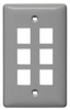 Datacommunication Face Plate - NSP16GY - Hubbell Incorporated