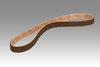3M Scotch-Brite SC-BL Non-Woven Aluminum Oxide Sanding Belt - Coarse Grade - 2 in Width x 18 15/16 in Length - 14912 - 048011-14912 - R. S. Hughes Company, Inc.
