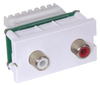 Datacommunication Face Plate with Jack - IMAR1101W - Hubbell Incorporated