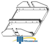 Chatsworth Products Dual Tower Sliding Shelf -- 12457