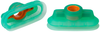 Bellows suction cup (oval) with 1.5 corrug.for dynamic handling of cardboard and rigid packaging SPOB1f 35x15 SI-55 SC040-AR - 10.01.06.03625 - Schmalz Inc.