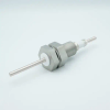 Power Feedthrough, 12000 Volts, 55 Amps, 1 Pin, 0.25″ Nickel Conductor, 1.0″ Baseplate Bolt - A0543-2-BP - MPF Products, INC.