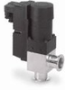 Solenoid vacuum valve; right-angle, NW25, aluminum, 110 VAC -- GO-79302-77