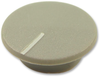 Cap W/marker Line, Knob, K21, Grey; Colour Multicomp Pro - 46Y2491 - Newark, An Avnet Company
