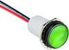 Panel Indicator, 17.5Mm, Green, 28Vdc; Led Color Vcc (Visual Communications Company) - 14AC6156 - Newark, An Avnet Company