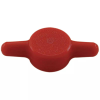 Thumb Screw Knob; Wing, Red, Delrin -- SLK-11R - Image