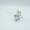 Power Feedthrough with Power Glove Connector, 20,000 Volts, 30 Amps, 1 Pin, 0.094″ Copper Conductor, 2.75″ Conflat Flange - A5980-1-CF - MPF Products, INC.