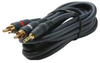 6ft Python 3.5mm Stereo Plug to two RCA Plug Y-Cable - 254-045 - SFCable.com