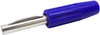 Banana Plug, 10A, Solder, Blue; Gender Deltron Components - 45M6858 - Newark, An Avnet Company