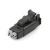 Amphenol Sine Systems ATMH06-2SA, 2-Way ATMH Connector Plug, Key A, Black, DTMH06-2SA Compatible - 39274 - Waytek, Inc.