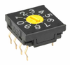 SW ROTARY DIP BCD COMP 100MA 5V - FR01FC10P - NKK Switches