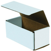 Oyster White Corrugated Mailer - 4 in x 11 in x 4 in - SHP-11290 - SHP-11290 - R. S. Hughes Company, Inc.
