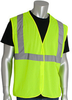 PIP 302-MVGOR Orange Large Polyester Mesh High-Visibility & Reflective Vest - Fits 49.6 in Chest - 28 in Length - 616314-72208 - 616314-72208 - R. S. Hughes Company, Inc.