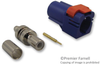 Rf / Coaxial Connector, Smb Coaxial, Straight Jack, Crimp, 50 Ohm, Rg174, Rg316, Brass Rohs Compliant Molex - 23X4746 - Newark, An Avnet Company