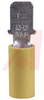 Terminal; 12-10 AWG; Vinyl (Insulation); Straight; Male; 0.250 x 0.032 in.; Tin - 70091992 - Allied Electronics, Inc.