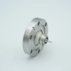 BNC Coaxial Feedthrough, 1 Pin, Floating Shield, 2.75″ Conflat Flange, Without Air-side Connector -- A0304-2-CF - Image