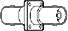 BNC JACK TO JACK PANEL MOUNTED ADAPTOR -- 000-47000 - Image