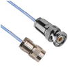 TRS SUBMINIATURE 4-SLOT SOLDER/CLAMP PLUG TO TRB 3-SLOT SOLDER/CLAMP PLUG M17/176-00002 .129 O.D. CABLE - MP-2078-36 - MilesTek Corporation