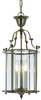 Foyer/Hall Lanterns-Glass w/Frame - 266246 - Light Center (The)