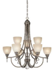 26829-WB Mid. Chandeliers-Glass Up - 604995 - Capital Lighting, Inc.