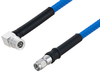 Plenum QMA Male Right Angle to SMA Male Low PIM Cable 200 cm Length Using SPP-250-LLPL Coax , LF Solder - PE3C5876-200CM - Pasternack