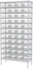 Shelving, Wire Shelving Kit, 14x36x74, 48 Bins -- AWS143630150SC - Image