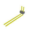 Headers, Male Pins - 612-TSW-102-27-T-S-RA-ND - DigiKey