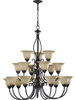 6010-18-44 Large Chandeliers-Glass Shade - 473725 - Capital Lighting, Inc.