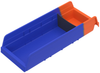 Akro-Mils 20 lb Blue / Orange Indicator Storage Bin - 17 7/8 in Length - 6 5/8 in Width - 4 in Height - 1 Compartments - 36468 BLUE - 36468 BLUE - R. S. Hughes Company, Inc.
