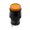 Panel Indicators, Pilot Lights -- 141-L16PLR10KYELYELCONCAVE-ND - Image