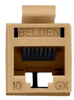 Rj45 Connector, Jack, 8P8C, 1Port, Cat6A; Modular Connector Type Belden - 03AC7433 - Newark, An Avnet Company
