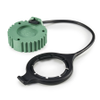 Amphenol Sine Systems AHDC169-T-OBDGN AHD 9-Pin Receptacle Cap with Rubber Tether -- 39330 - Image