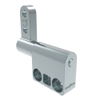 Constant Torque Hinge, Symmetric, Forward Torque 1.36 N-m, Reverse Torque 1.36 N-m, Rivet / Screw , Zinc Alloy, Natural - ST-10A2-135SA-33 - Southco