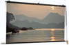 Large Venue Manual Front Projection Screen. - Scenic Roller Screen - Visual Sound, Inc.