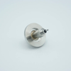 SMA Coaxial Feedthrough, 50 Ohm Matched Impedance, 1 Pin, Grounded Shield, 1.18″ QF / KF Flange, Without Air-side Connector - A1922-2-QF - MPF Products, INC.