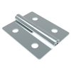 Lift-Off Hinge In-line Knuckle Style, Concealed Mount, Steel, Blue Zinc, Blue -- 96-DHLOM-6048-R - Image