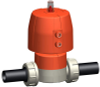 Valves - Plastic-Valves - diaphragm-Valves - 2-way-diaphragm-Valve -- 167684312 - Image