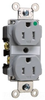 Duplex/Single Receptacle - TR62-HGRY - Thomas & Betts Corporation