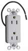 Duplex/Single Receptacle - PT26262-SCW - Hubbell Wiring Device-Kellems