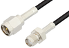 SMA Male to SMA Female Cable 6 Inch Length Using RG174 Coax, RoHS - PE3715LF-6 - Pasternack