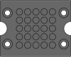 KEL-DPZ Multi-Membrane Cable Entry Plates- with High Cable Density / up to IP66 / UL Type 12 - 50798 - icotek Corp