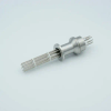 Power Feedthrough, 2000 Volts, 10 Amps, 10 Pins, 0.056″ Alumel Conductors, 1.18″ QF / KF Flange - A0425-12-QF - MPF Products, INC.