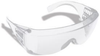 North Norton 180 Polycarbonate Standard Safety Glasses Black Lens - Smoke Frame - Wrap Around Frame - NORTH T18040 -- NORTH T18040