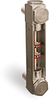 Steel Liquid Level Gage with Full and Add Level Markings, 3 1/2” Centerline, Front Mount 1/2