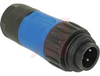 connector,plastic circ,str male cable conn,3+gnd silver ptd cont,screw term,blue - 70013125 - Allied Electronics, Inc.