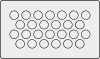 KEL-DP Multi-Membrane Cable Entry Plates- Pluggable, with High Cable Density / IP64 / UL Type 12 - 43470 - icotek Corp