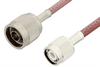 N Male to TNC Male Cable 24 Inch Length Using RG142 Coax - PE3652-24 - Pasternack